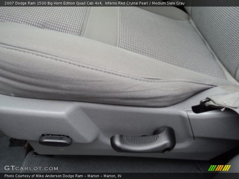 Inferno Red Crystal Pearl / Medium Slate Gray 2007 Dodge Ram 1500 Big Horn Edition Quad Cab 4x4