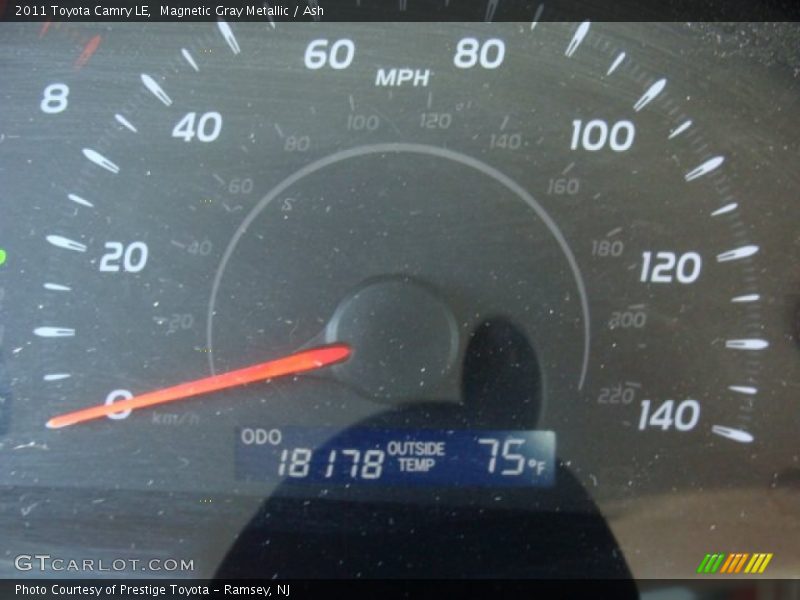 Magnetic Gray Metallic / Ash 2011 Toyota Camry LE