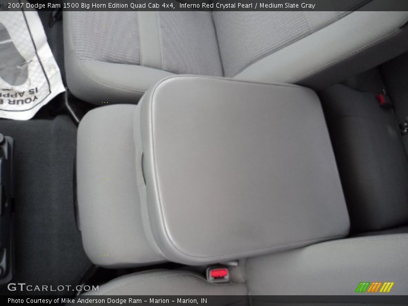 Inferno Red Crystal Pearl / Medium Slate Gray 2007 Dodge Ram 1500 Big Horn Edition Quad Cab 4x4