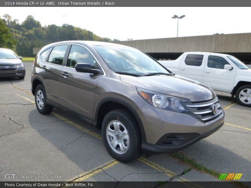 Urban Titanium Metallic / Black 2014 Honda CR-V LX AWD