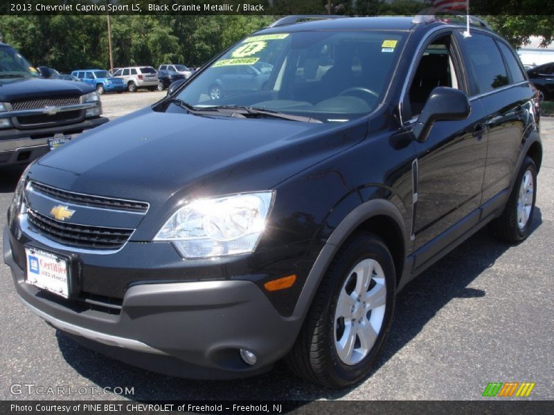 Black Granite Metallic / Black 2013 Chevrolet Captiva Sport LS