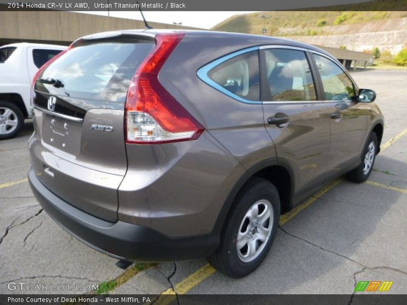 Urban Titanium Metallic / Black 2014 Honda CR-V LX AWD