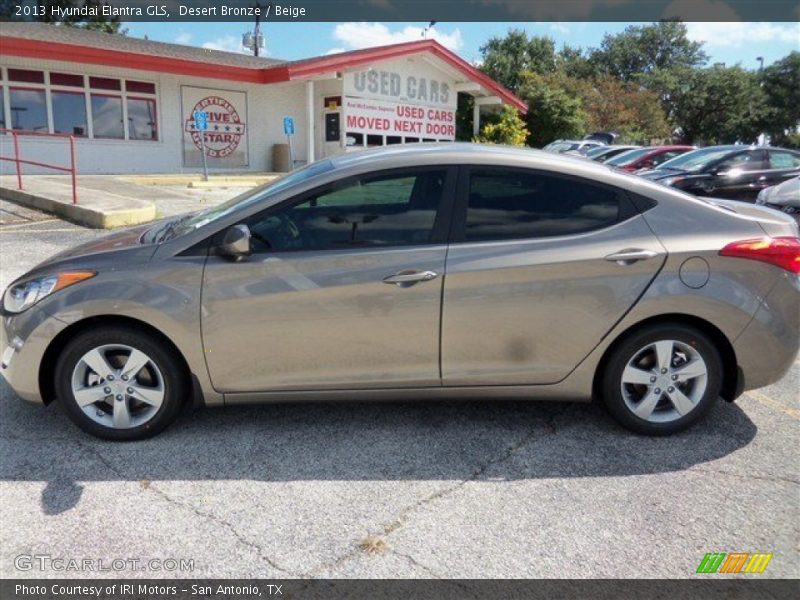 Desert Bronze / Beige 2013 Hyundai Elantra GLS