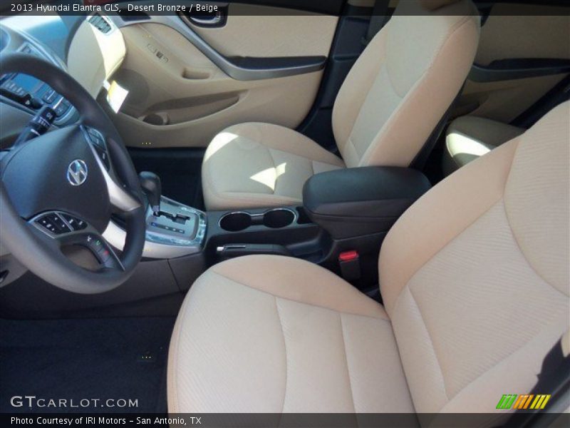 Desert Bronze / Beige 2013 Hyundai Elantra GLS
