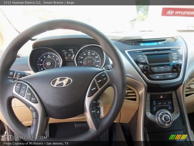 Desert Bronze / Beige 2013 Hyundai Elantra GLS