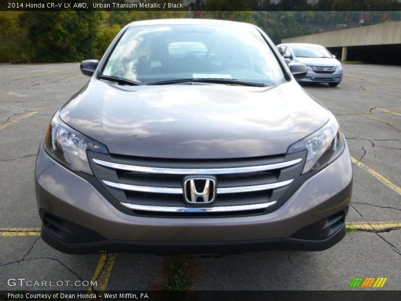 Urban Titanium Metallic / Black 2014 Honda CR-V LX AWD