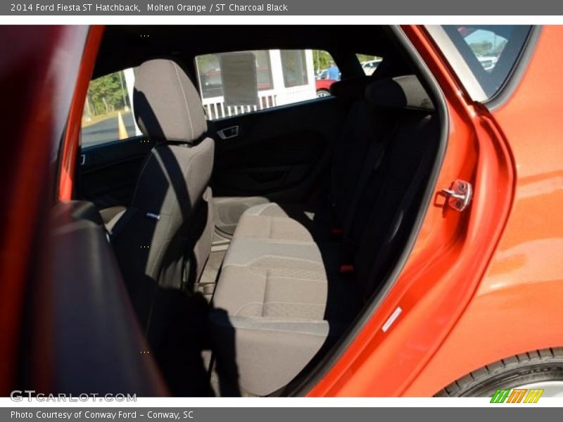 Molten Orange / ST Charcoal Black 2014 Ford Fiesta ST Hatchback