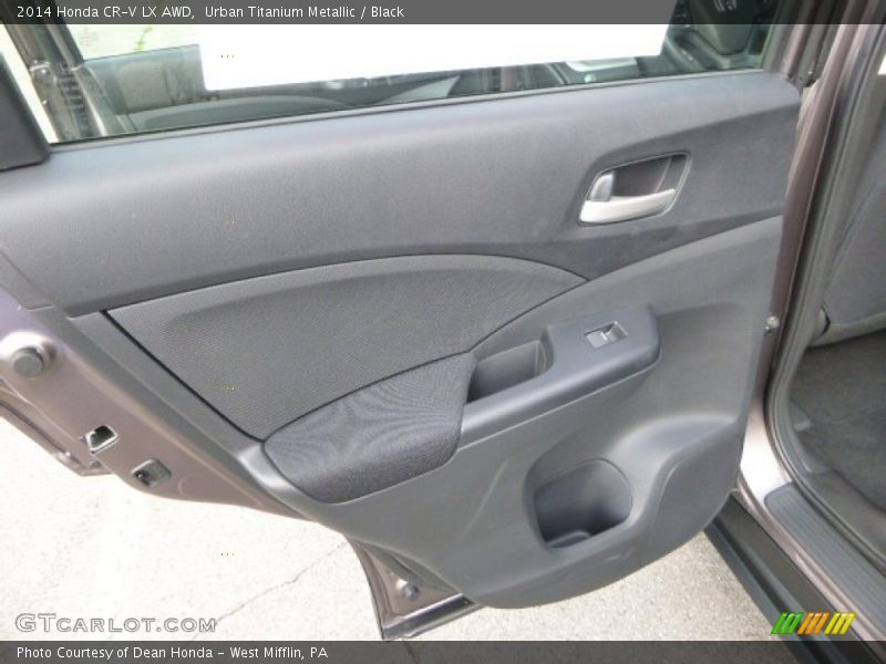 Urban Titanium Metallic / Black 2014 Honda CR-V LX AWD