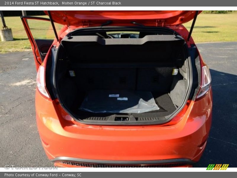 Molten Orange / ST Charcoal Black 2014 Ford Fiesta ST Hatchback