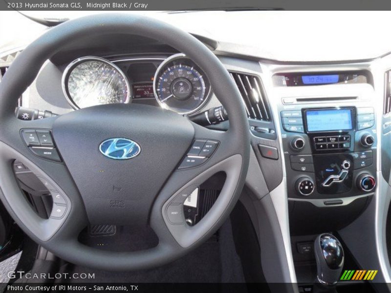 Midnight Black / Gray 2013 Hyundai Sonata GLS