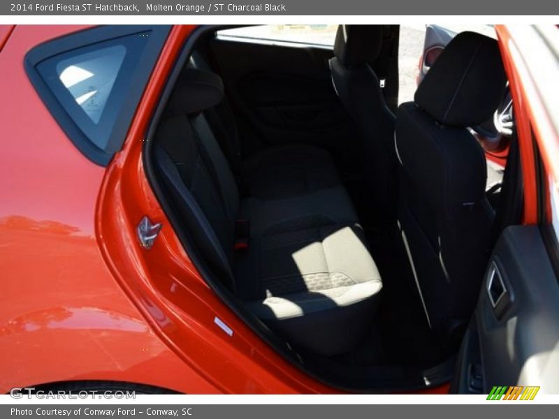 Molten Orange / ST Charcoal Black 2014 Ford Fiesta ST Hatchback