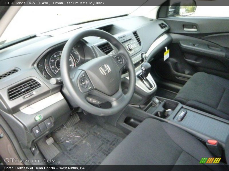 Urban Titanium Metallic / Black 2014 Honda CR-V LX AWD