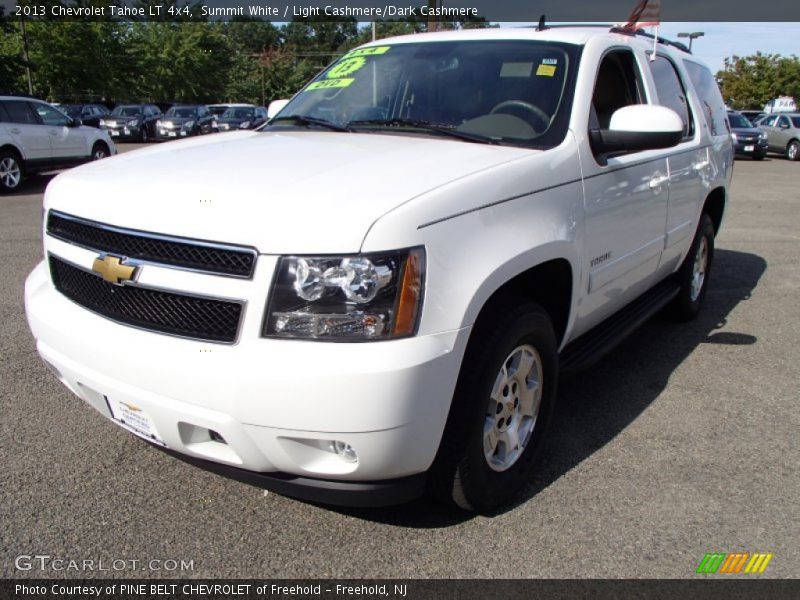 Summit White / Light Cashmere/Dark Cashmere 2013 Chevrolet Tahoe LT 4x4