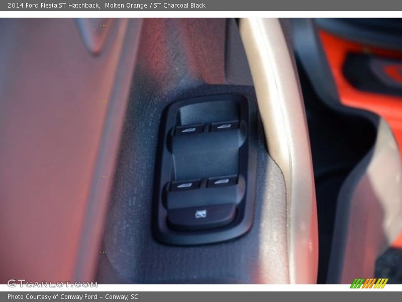 Molten Orange / ST Charcoal Black 2014 Ford Fiesta ST Hatchback