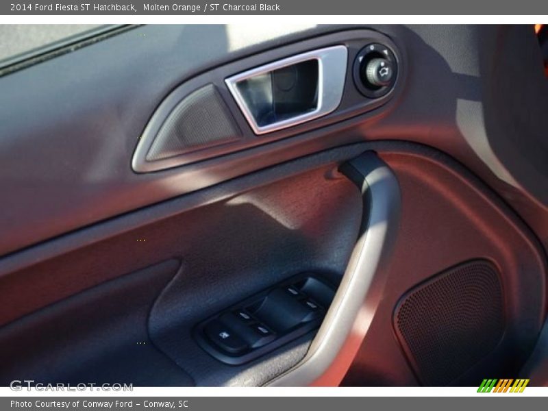 Molten Orange / ST Charcoal Black 2014 Ford Fiesta ST Hatchback