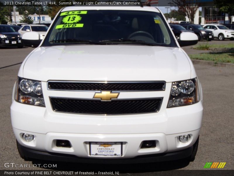 Summit White / Light Cashmere/Dark Cashmere 2013 Chevrolet Tahoe LT 4x4