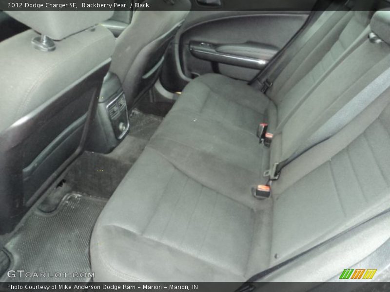 Blackberry Pearl / Black 2012 Dodge Charger SE