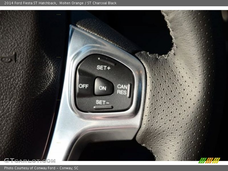 Molten Orange / ST Charcoal Black 2014 Ford Fiesta ST Hatchback