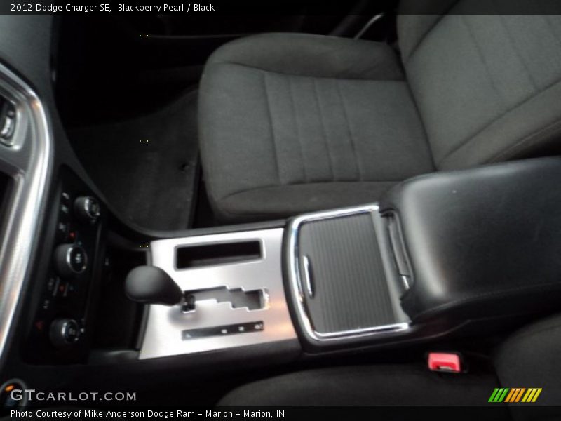 Blackberry Pearl / Black 2012 Dodge Charger SE