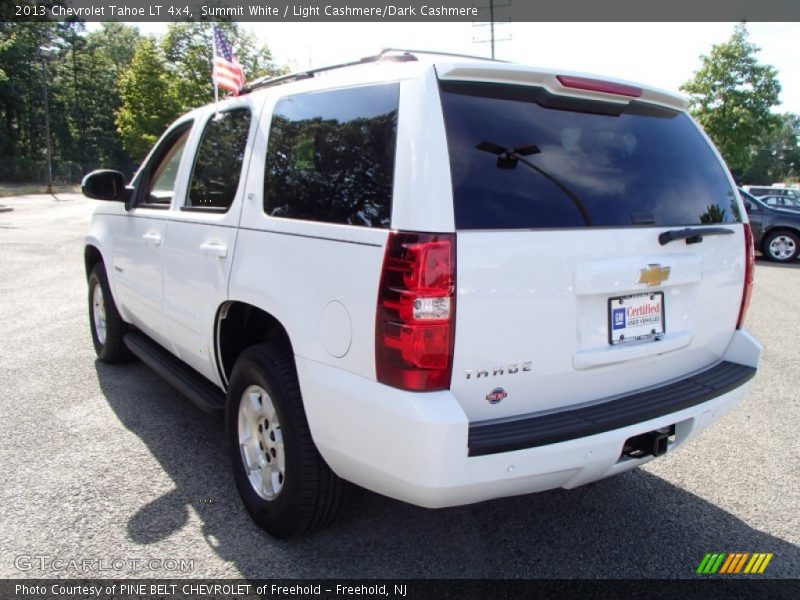 Summit White / Light Cashmere/Dark Cashmere 2013 Chevrolet Tahoe LT 4x4