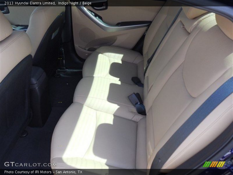 Indigo Night / Beige 2013 Hyundai Elantra Limited
