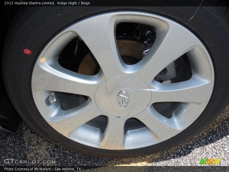 Indigo Night / Beige 2013 Hyundai Elantra Limited