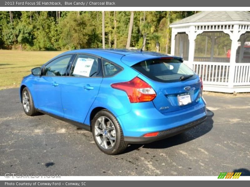 Blue Candy / Charcoal Black 2013 Ford Focus SE Hatchback