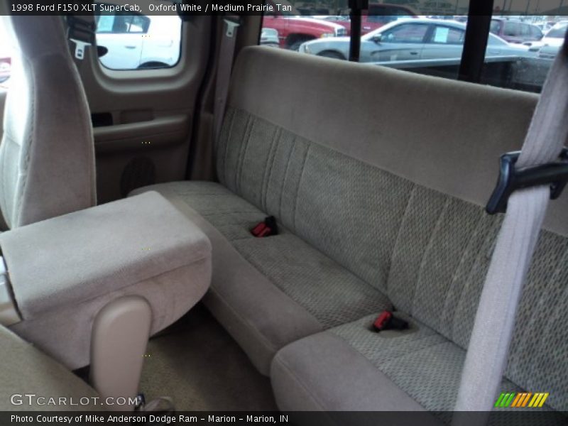 Oxford White / Medium Prairie Tan 1998 Ford F150 XLT SuperCab