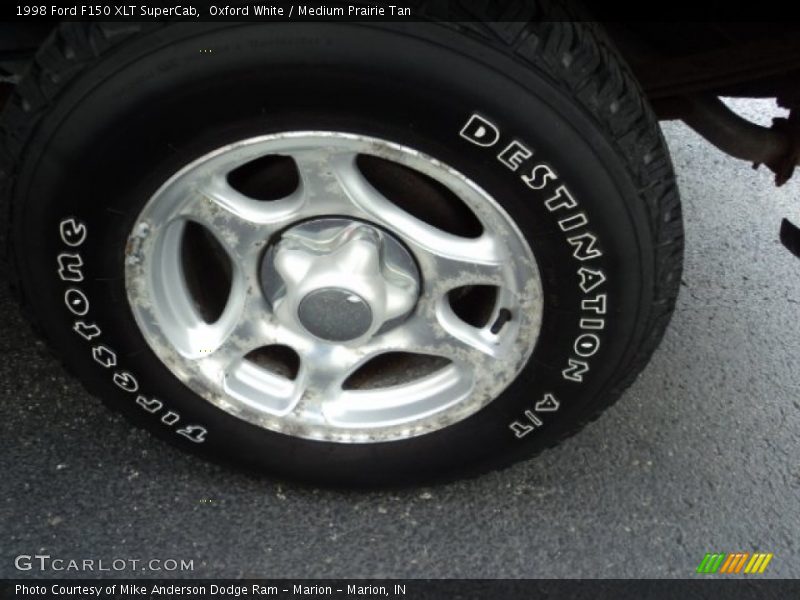 Oxford White / Medium Prairie Tan 1998 Ford F150 XLT SuperCab