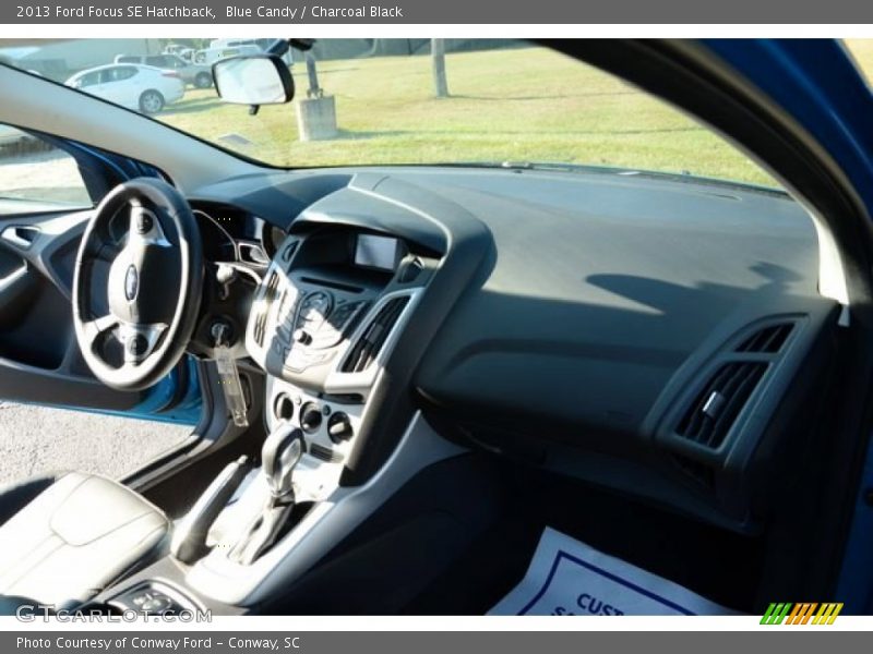 Blue Candy / Charcoal Black 2013 Ford Focus SE Hatchback