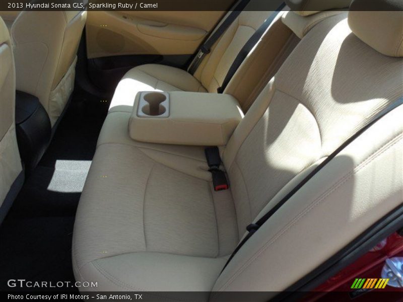 Sparkling Ruby / Camel 2013 Hyundai Sonata GLS