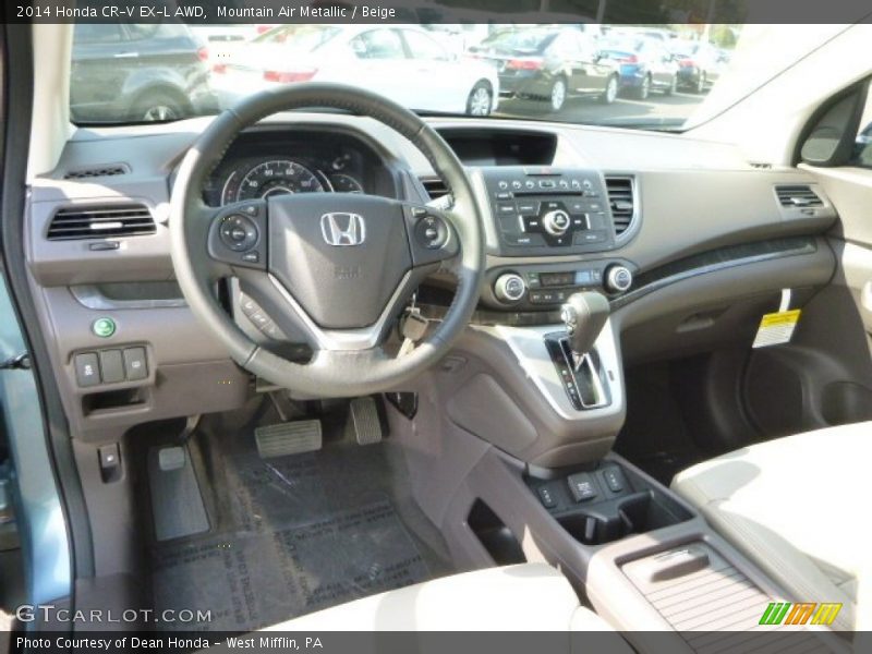 Dashboard of 2014 CR-V EX-L AWD