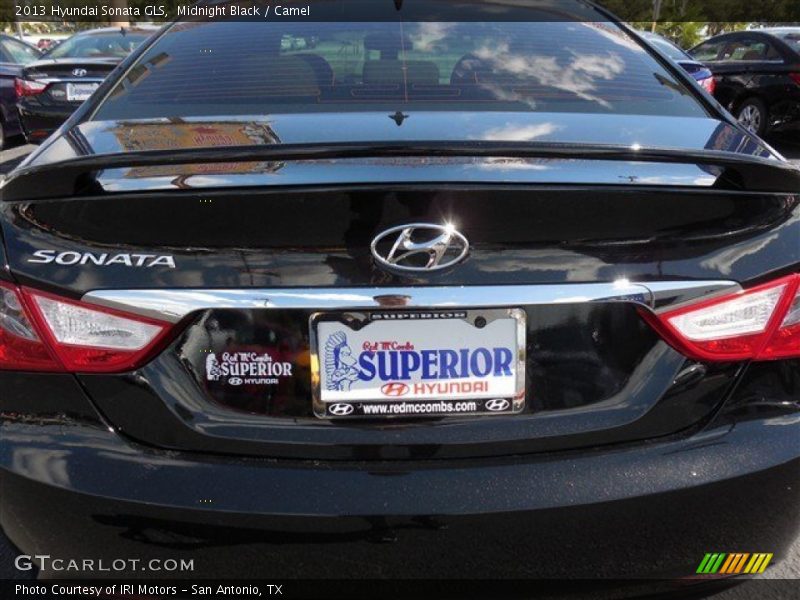Midnight Black / Camel 2013 Hyundai Sonata GLS