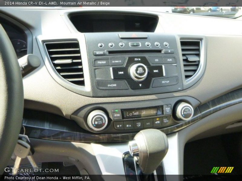 Mountain Air Metallic / Beige 2014 Honda CR-V EX-L AWD