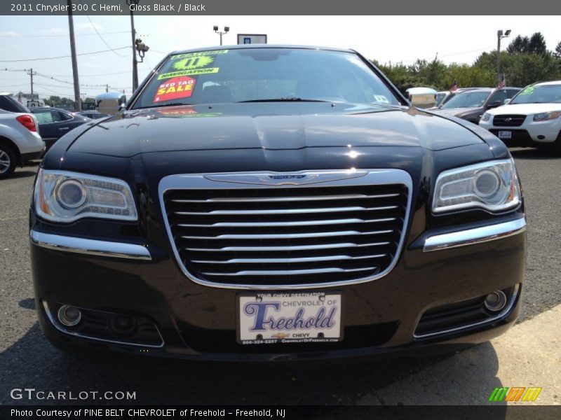 Gloss Black / Black 2011 Chrysler 300 C Hemi
