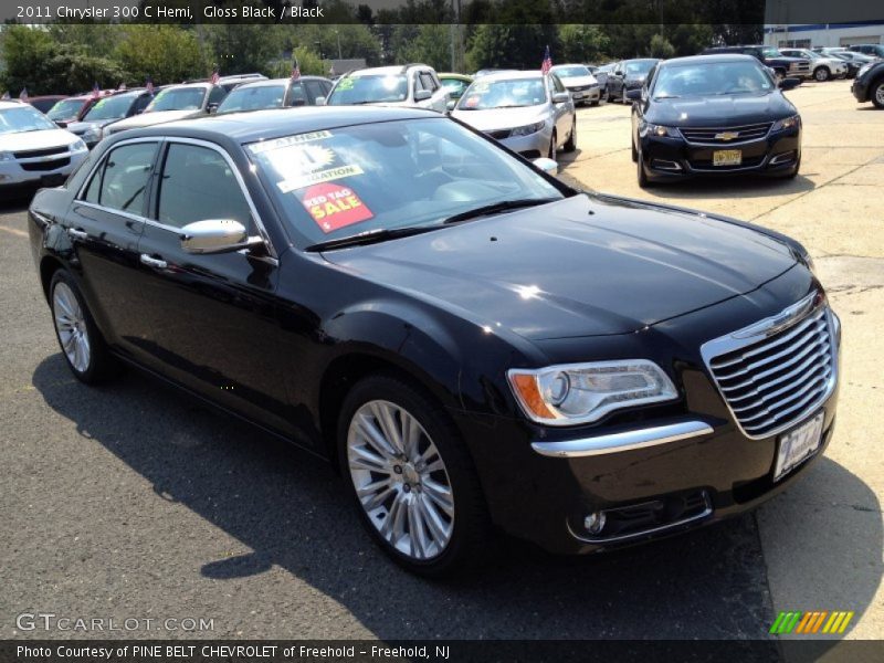 Gloss Black / Black 2011 Chrysler 300 C Hemi