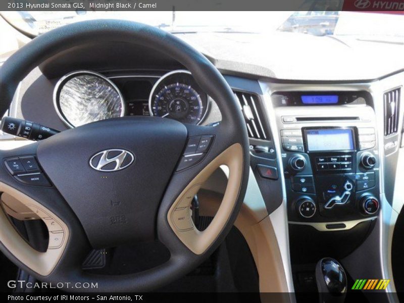 Midnight Black / Camel 2013 Hyundai Sonata GLS