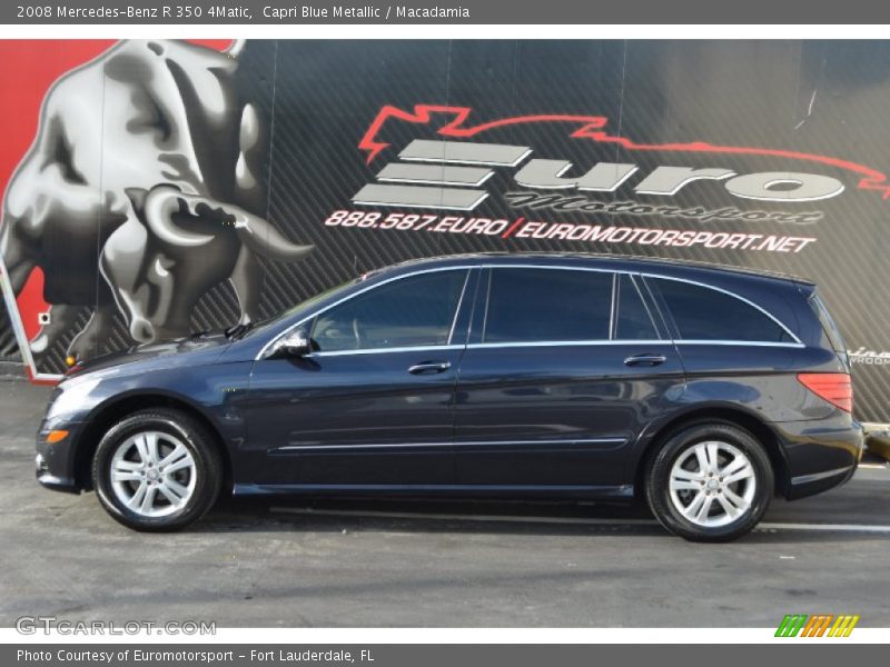 Capri Blue Metallic / Macadamia 2008 Mercedes-Benz R 350 4Matic