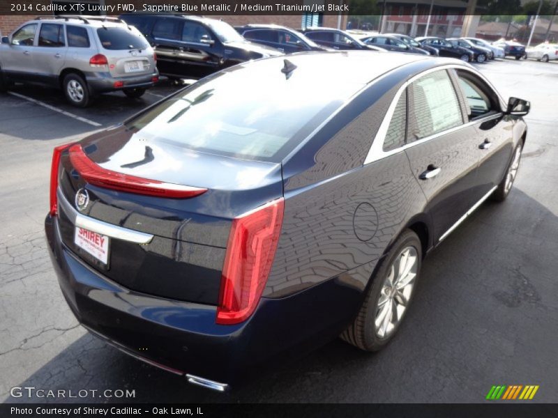 Sapphire Blue Metallic / Medium Titanium/Jet Black 2014 Cadillac XTS Luxury FWD