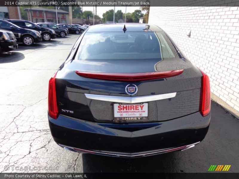 Sapphire Blue Metallic / Medium Titanium/Jet Black 2014 Cadillac XTS Luxury FWD