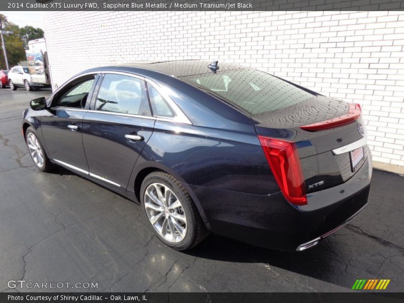 Sapphire Blue Metallic / Medium Titanium/Jet Black 2014 Cadillac XTS Luxury FWD
