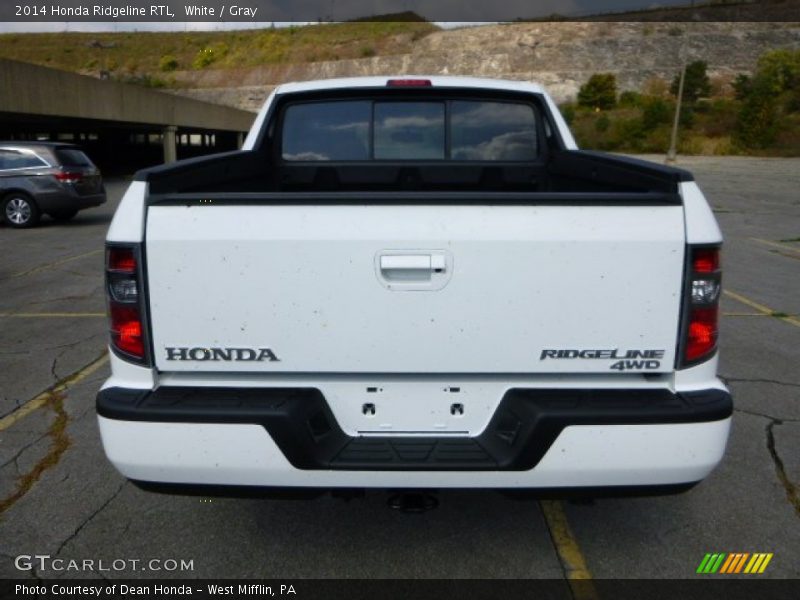 White / Gray 2014 Honda Ridgeline RTL