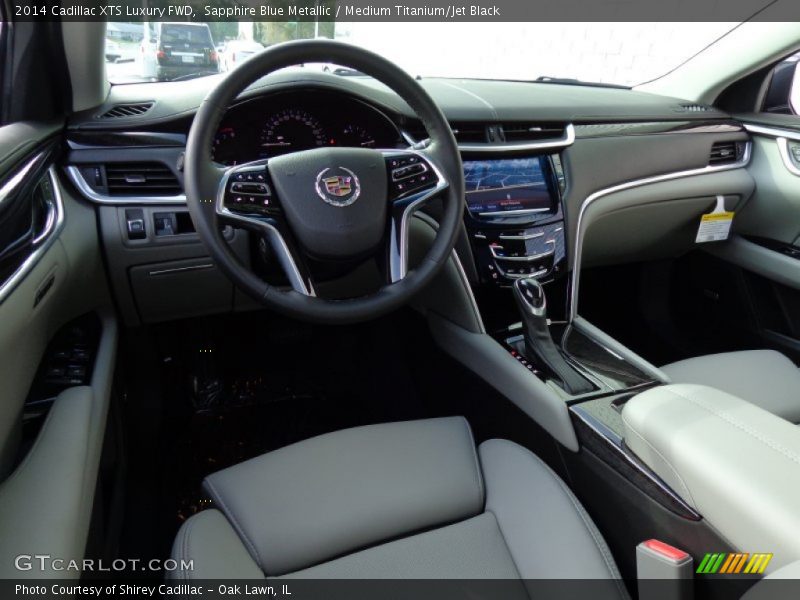 Sapphire Blue Metallic / Medium Titanium/Jet Black 2014 Cadillac XTS Luxury FWD