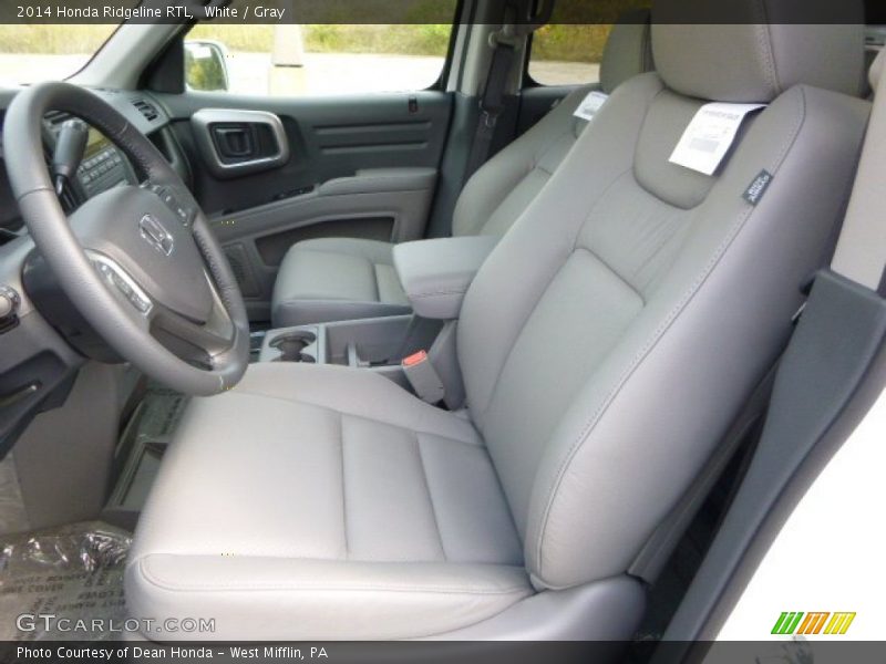 Front Seat of 2014 Ridgeline RTL
