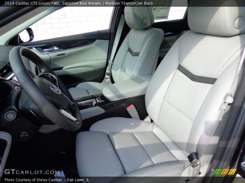 Sapphire Blue Metallic / Medium Titanium/Jet Black 2014 Cadillac XTS Luxury FWD