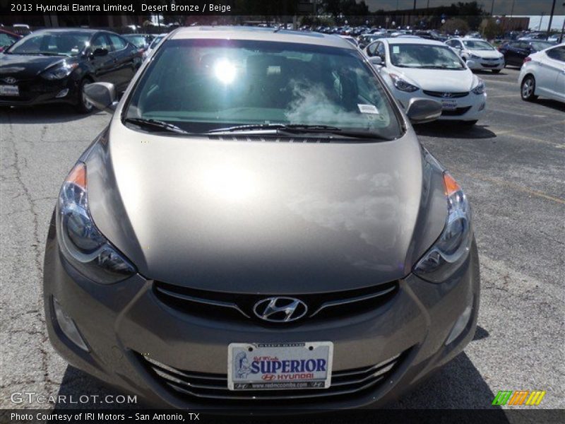 Desert Bronze / Beige 2013 Hyundai Elantra Limited