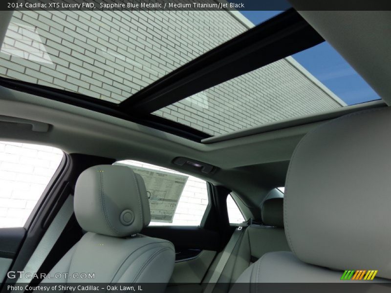 Sapphire Blue Metallic / Medium Titanium/Jet Black 2014 Cadillac XTS Luxury FWD