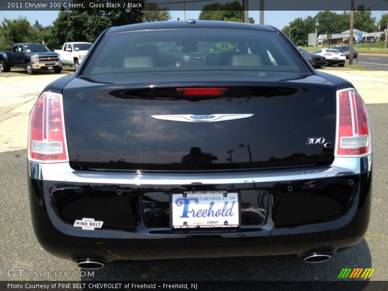Gloss Black / Black 2011 Chrysler 300 C Hemi