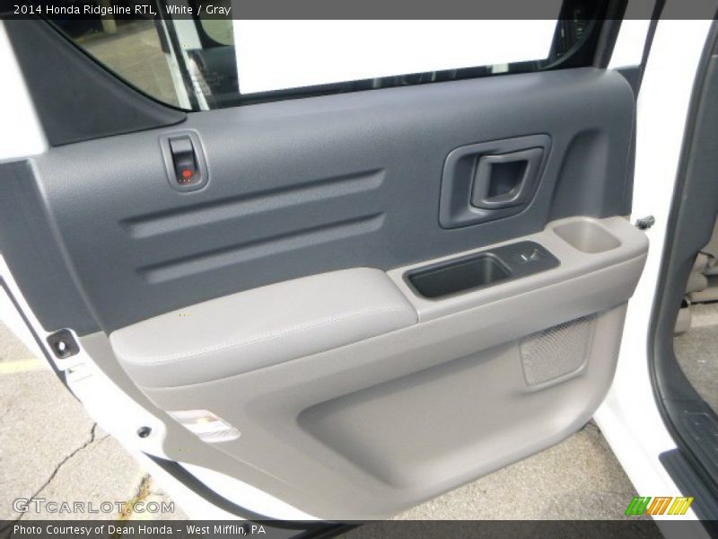White / Gray 2014 Honda Ridgeline RTL