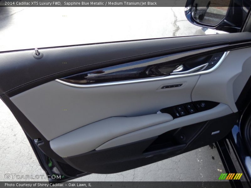 Sapphire Blue Metallic / Medium Titanium/Jet Black 2014 Cadillac XTS Luxury FWD